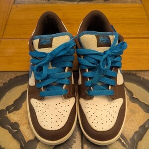 Rare Vintage Nike Dunk Low 6.0 Laser Blue Chocolate